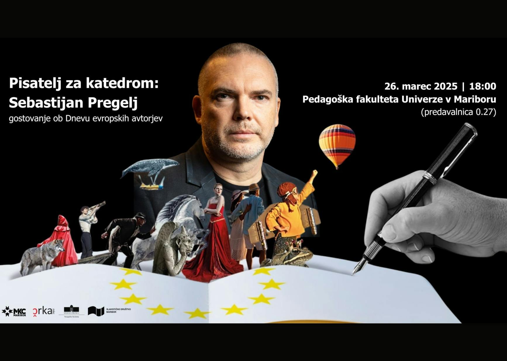 Pisatelj za katedrom: Sebastijan Pregelj